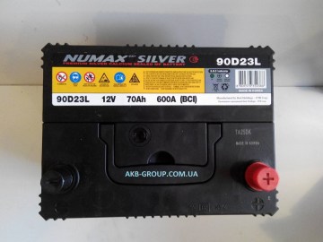 NUMAX 90D23L 70AH +600A